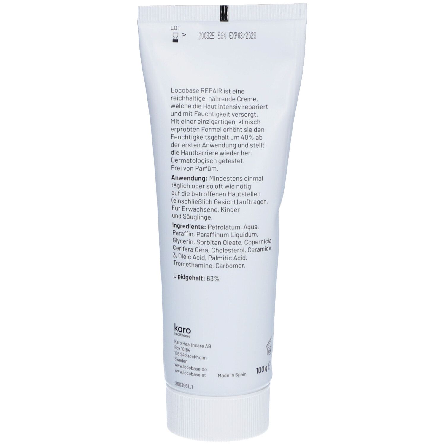 Locobase® Repair Creme für sehr trockene, geschädigte Haut