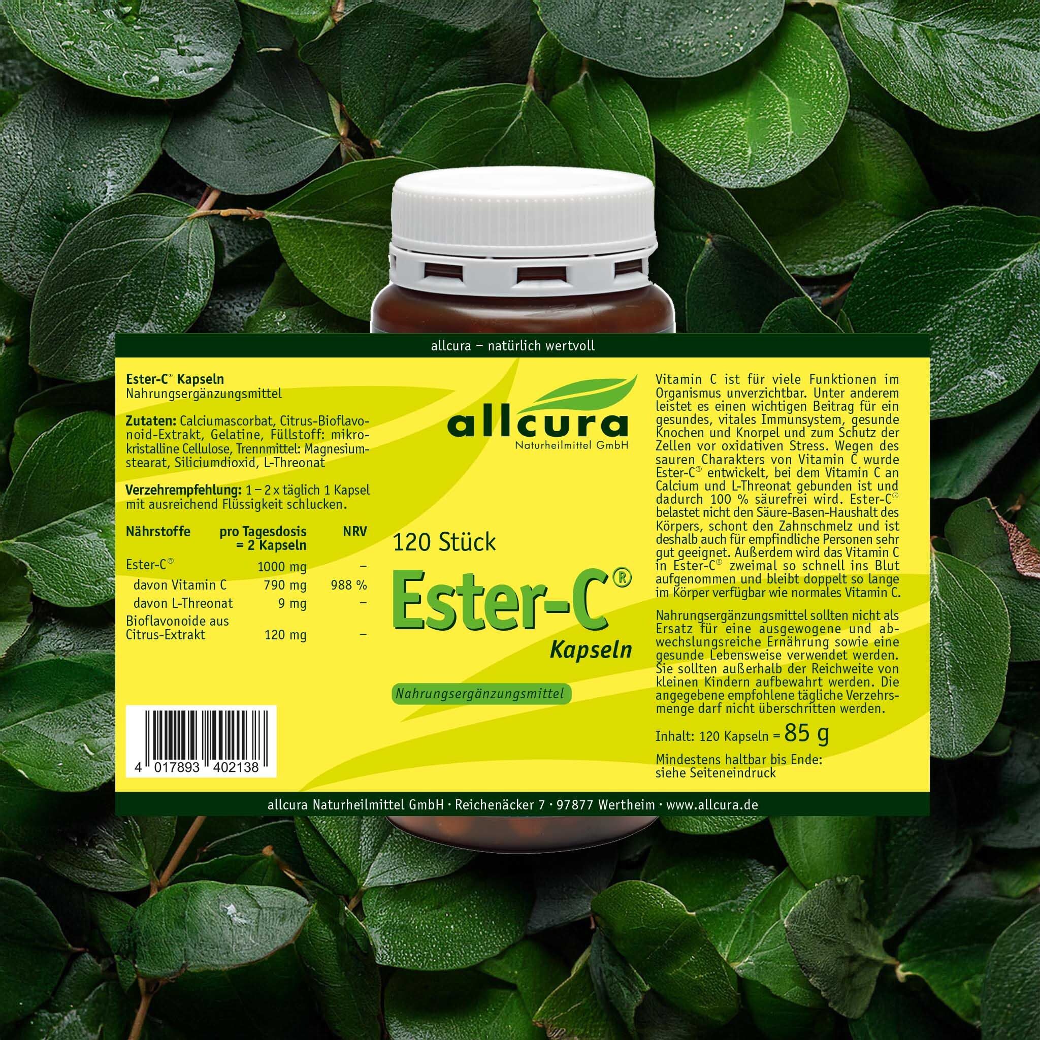 allcura ESTER-C KAPSELN