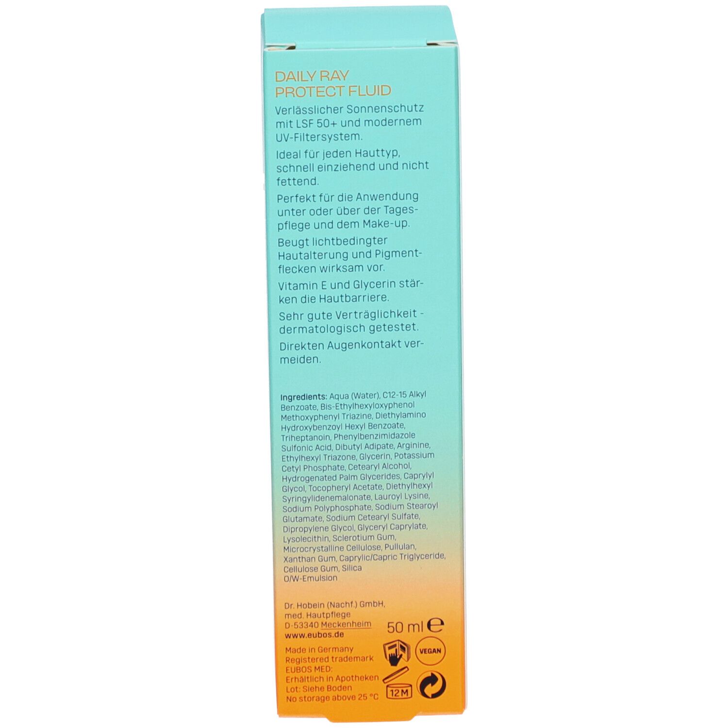 EUBOS® Daily Ray Protect Sonnenfluid LSF 50+ für sehr hohen UV-Schutz