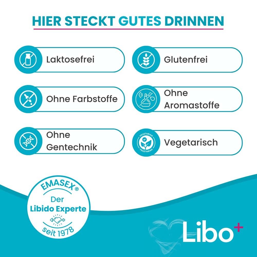 Text: Laktosefrei, Glutenfrei, Ohne Farbstoffe, Ohne Aromastoffe, Ohne Gentechnik, Vegetarisch.