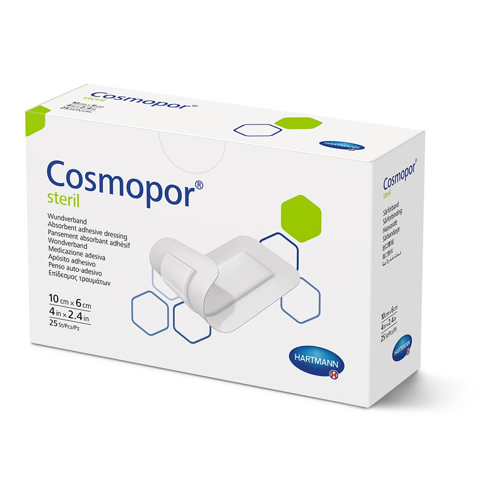 Cosmopor steril Wundverband, 10x6 cm, 25 Stück