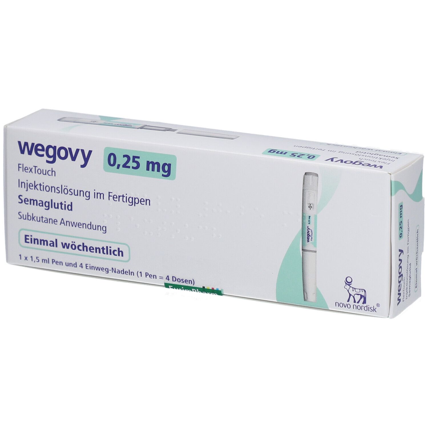 WEGOVY 0,25 mg FlexTouch Injektionslsg.Fertigpen