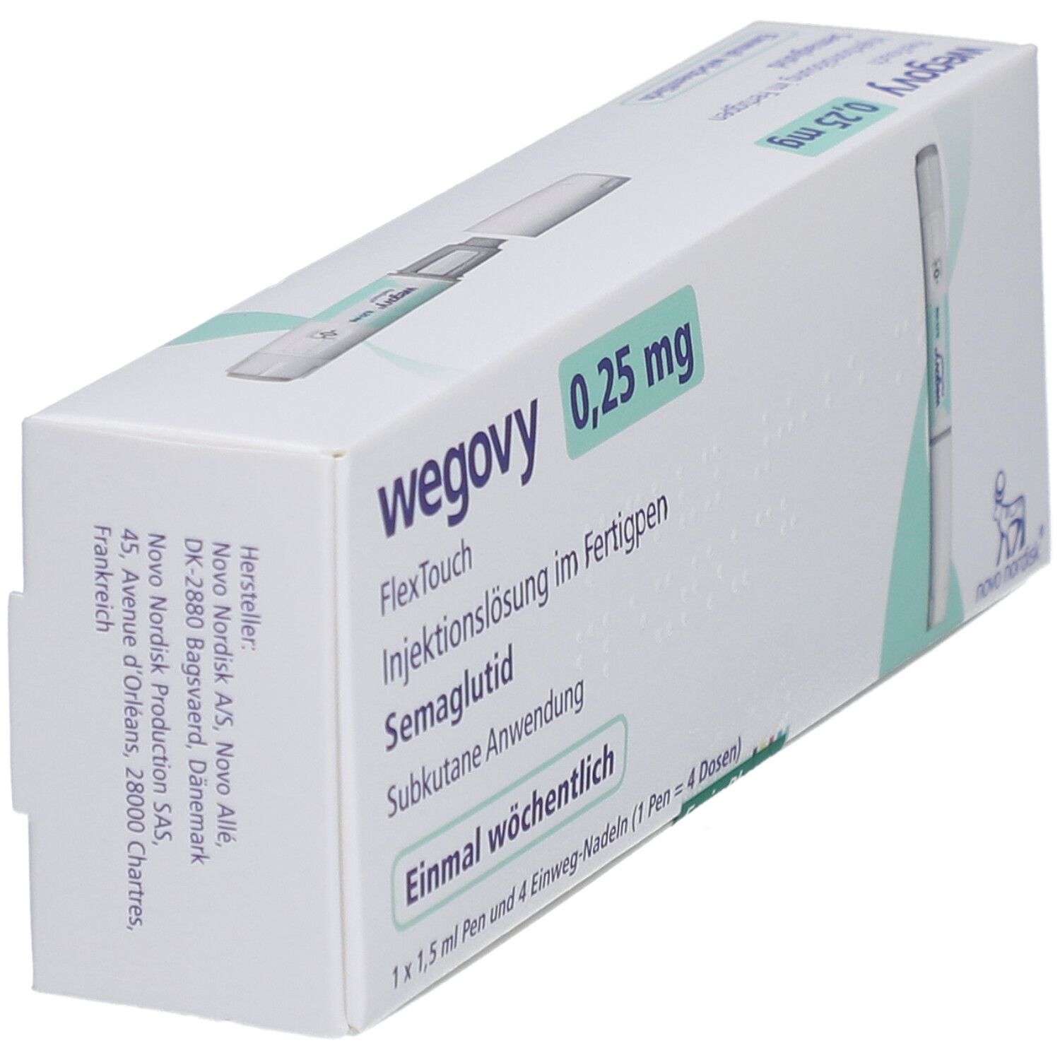 WEGOVY 0,25 mg FlexTouch Injektionslsg.Fertigpen