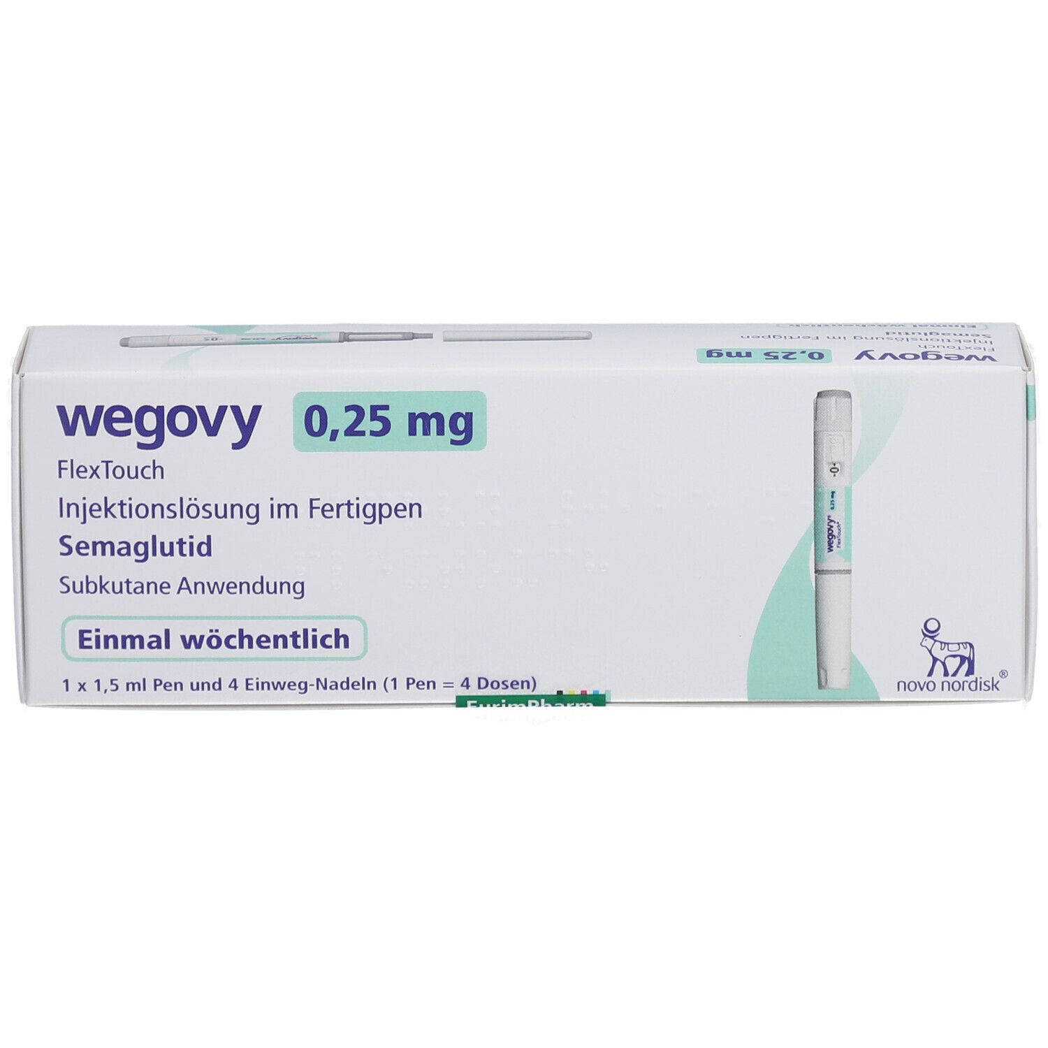 WEGOVY 0,25 mg FlexTouch Injektionslsg.Fertigpen