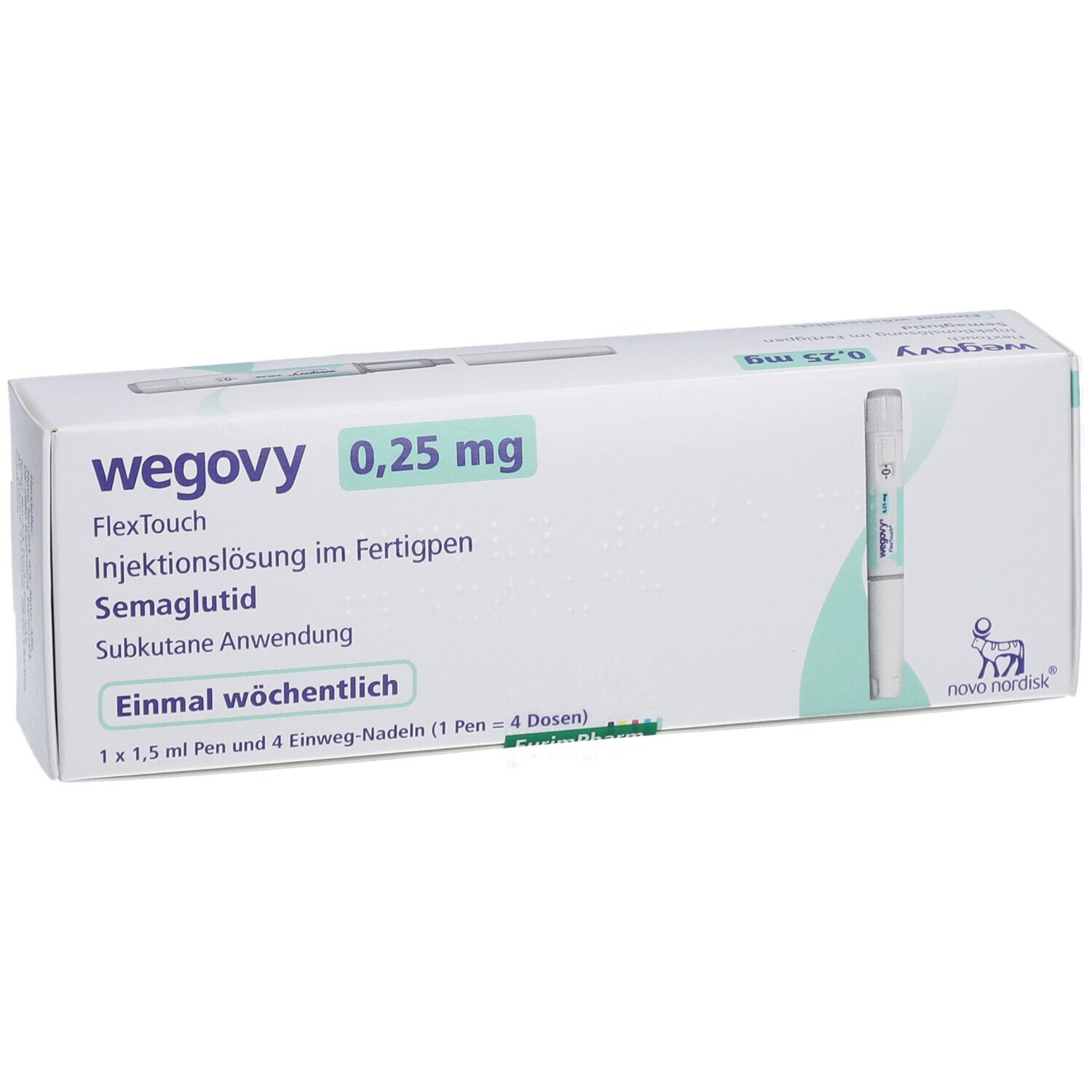 WEGOVY 0,25 mg FlexTouch Injektionslsg.Fertigpen