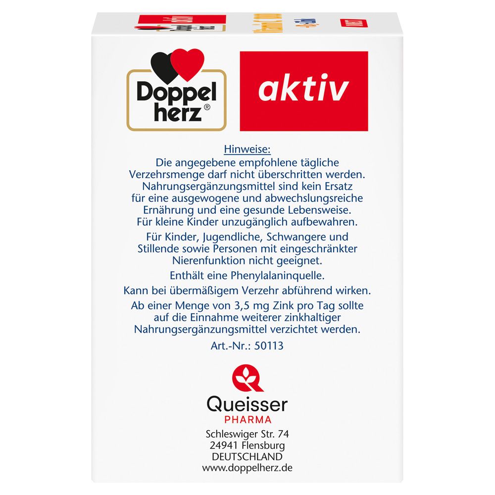 Doppelherz aktiv Vitamin C 1000 DIRECT + D3 + Zink