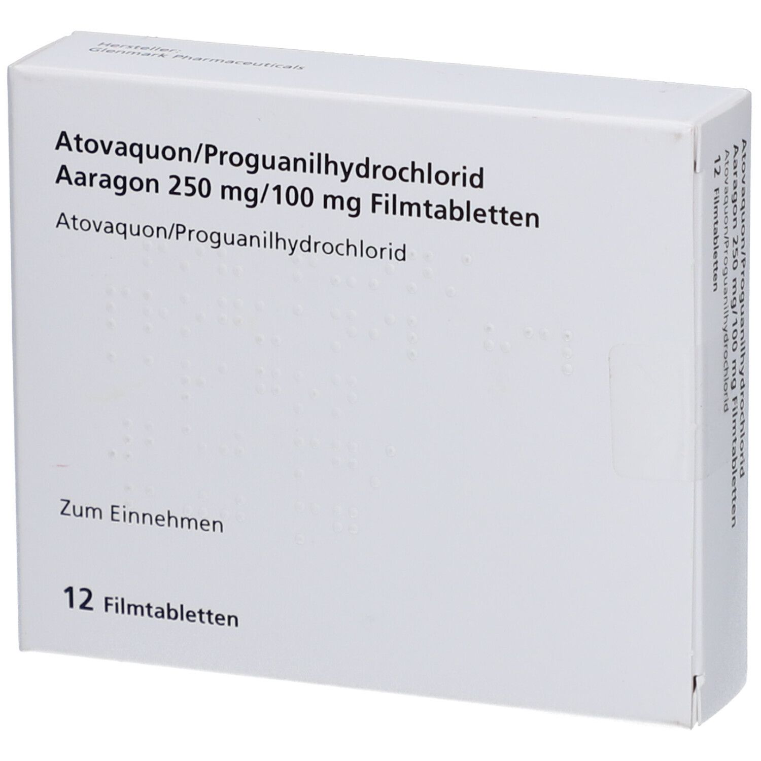 ATOVAQUON/Proguanil-HCl Aaragon 250 mg/100 mg FTA