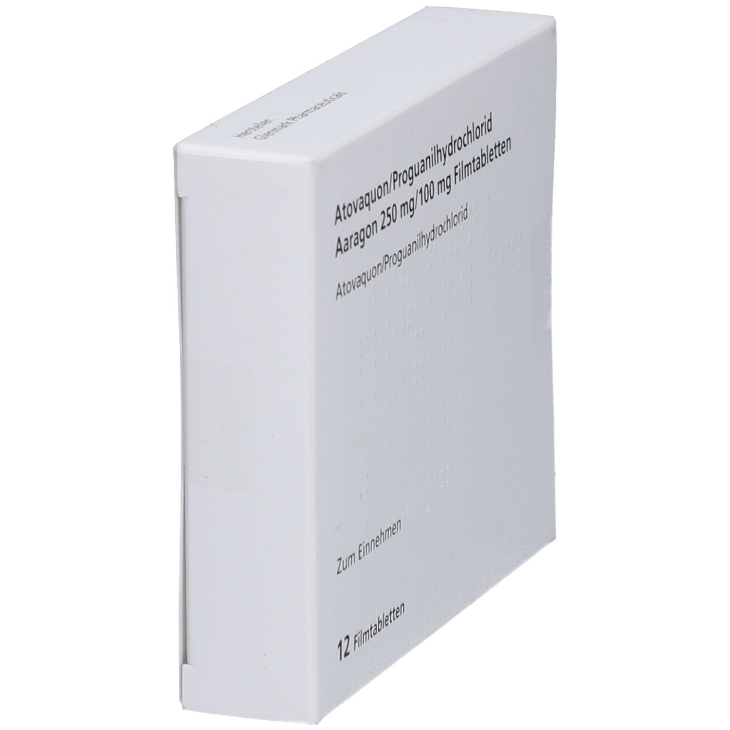 ATOVAQUON/Proguanil-HCl Aaragon 250 mg/100 mg FTA