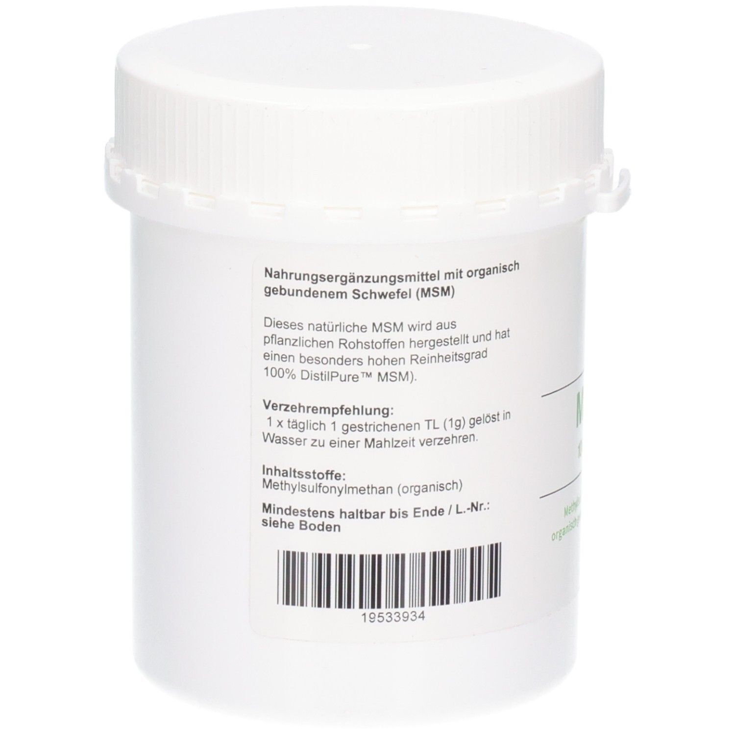 quickPEP MSM 1000 mg Pulver