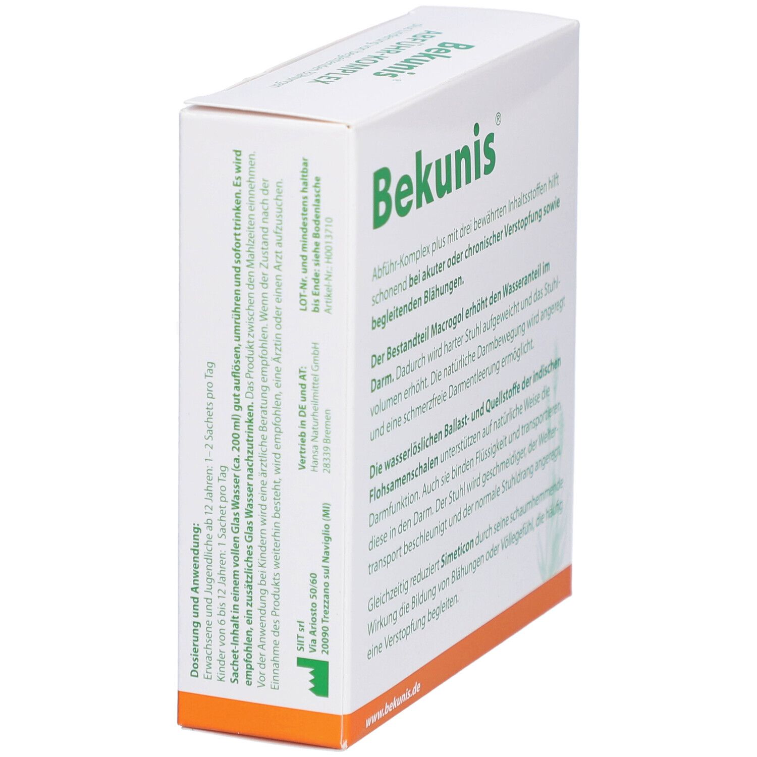 Hansa Naturheilmittel Bekunis Abführ-Komplex plus Pulver