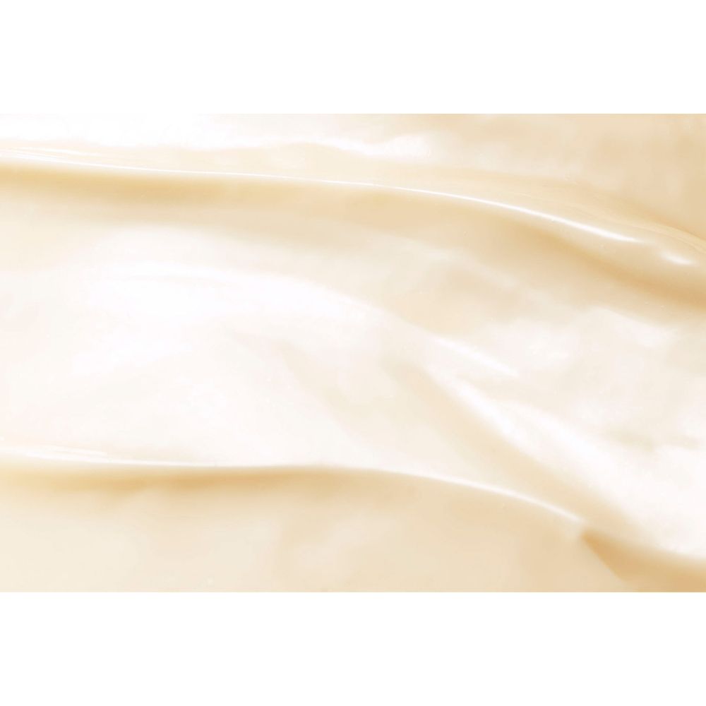 Nahaufnahme der Creme-Textur. Cremig, glänzend.