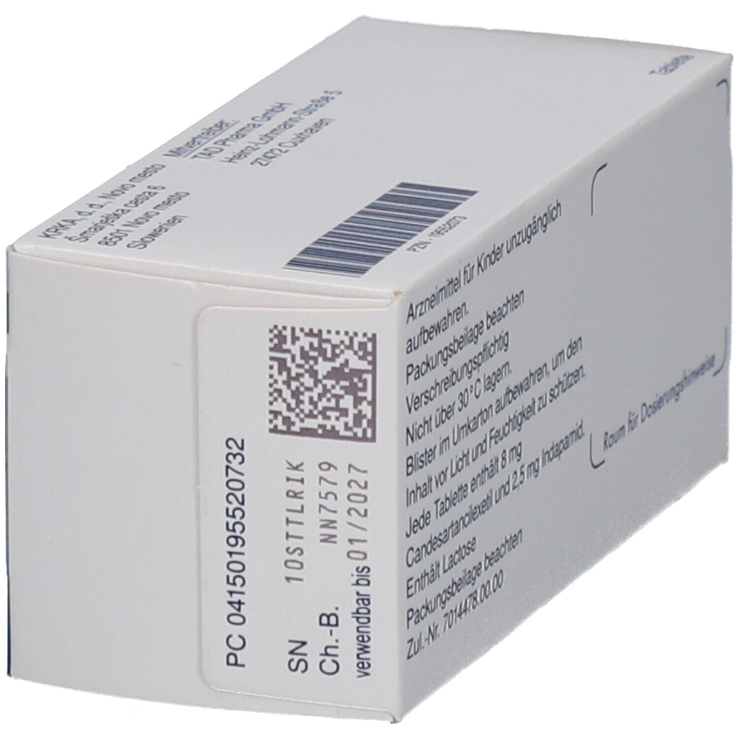 CANDECOR-Inda 8 mg/2,5 mg Tabletten
