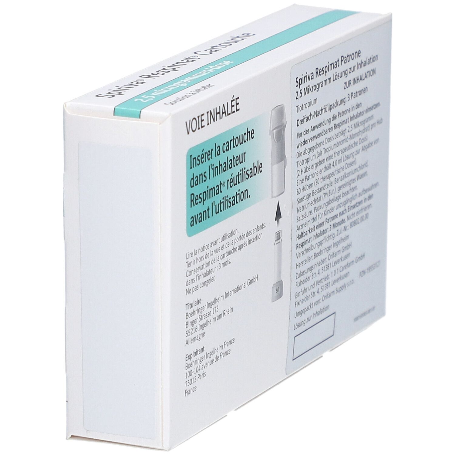 SPIRIVA Respimat 2,5 µg Lsg.z.Inh.Nachfüllpackung