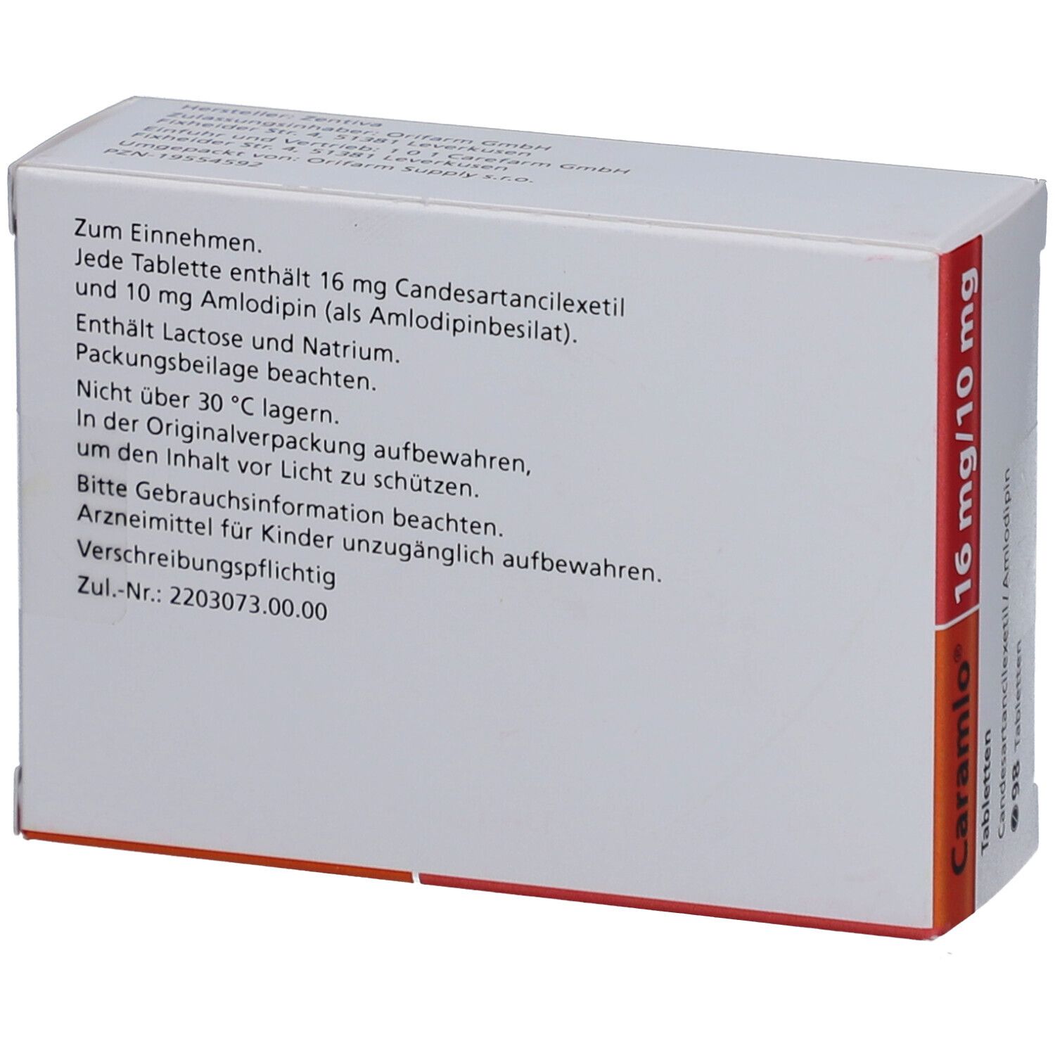 CARAMLO 16 mg/10 mg Tabletten