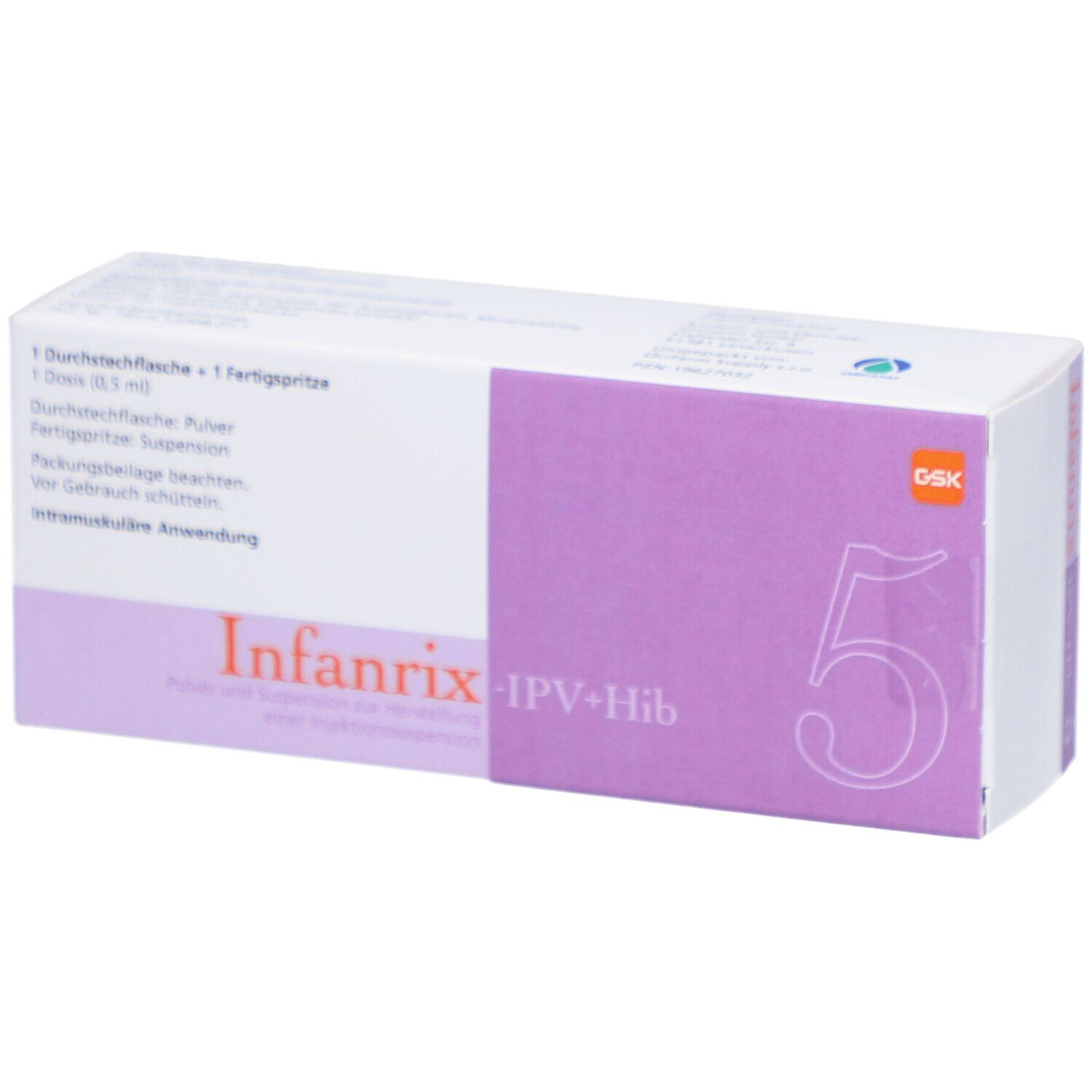 INFANRIX-IPV+Hib Plv.+Susp.z.Herst.Injektionssusp.