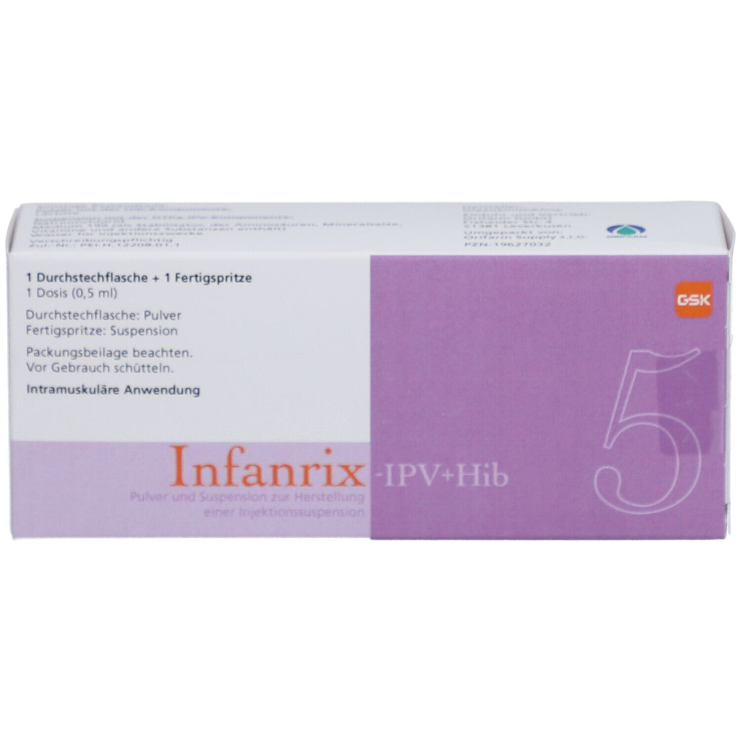 INFANRIX-IPV+Hib Plv.+Susp.z.Herst.Injektionssusp.