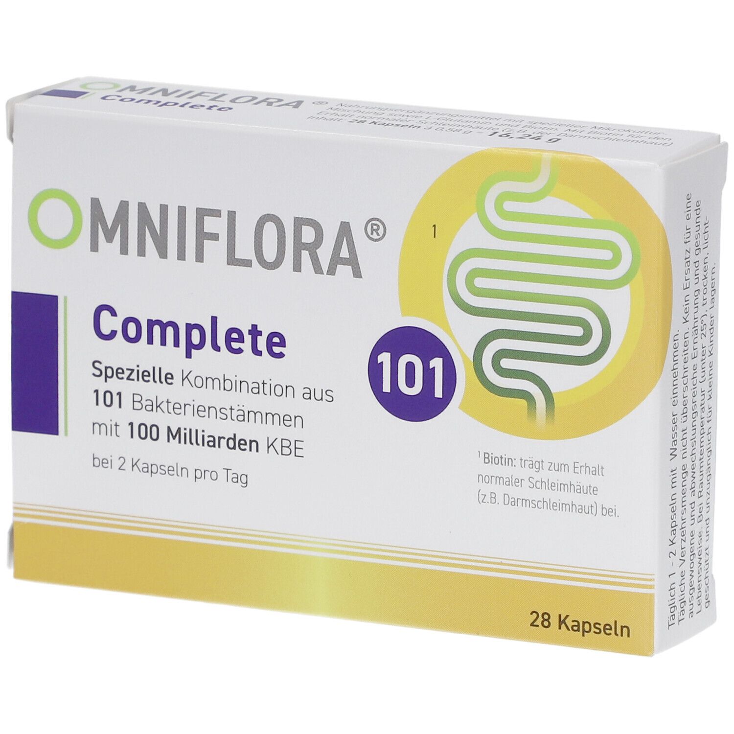 OMNIFLORA Complete 101 Bakterienstämme – 100 Mrd. KBE