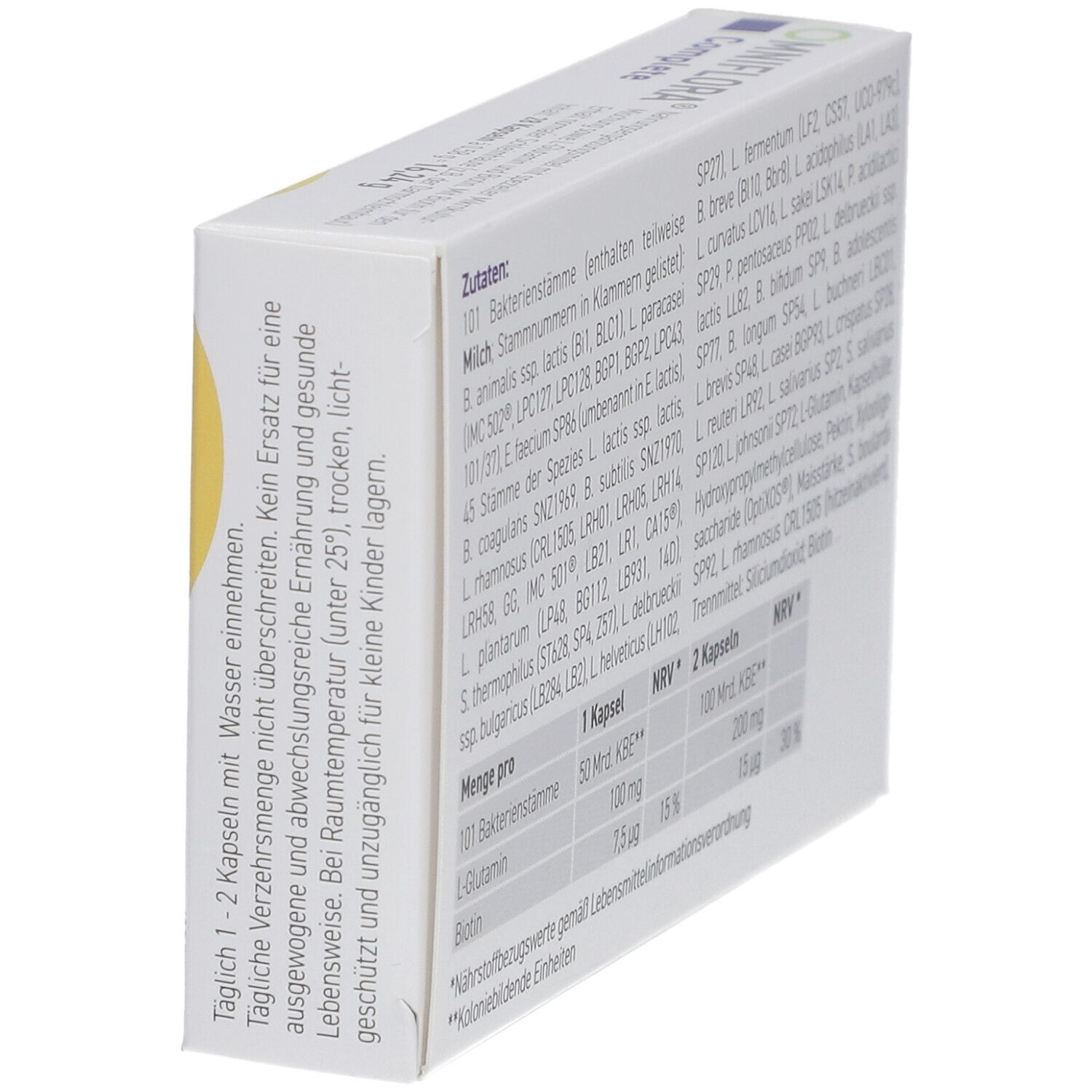 OMNIFLORA Complete 101 Bakterienstämme – 100 Mrd. KBE