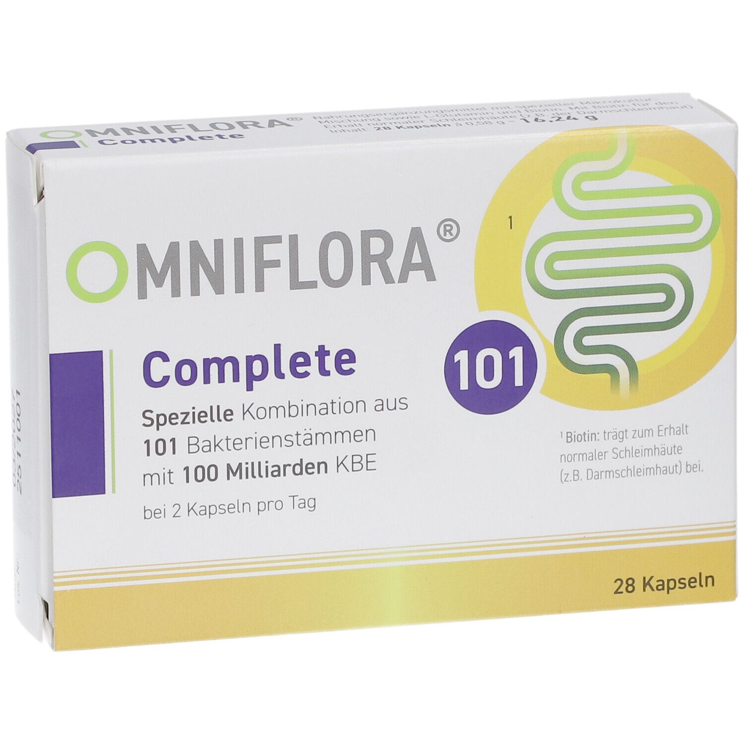 OMNIFLORA Complete 101 Bakterienstämme – 100 Mrd. KBE