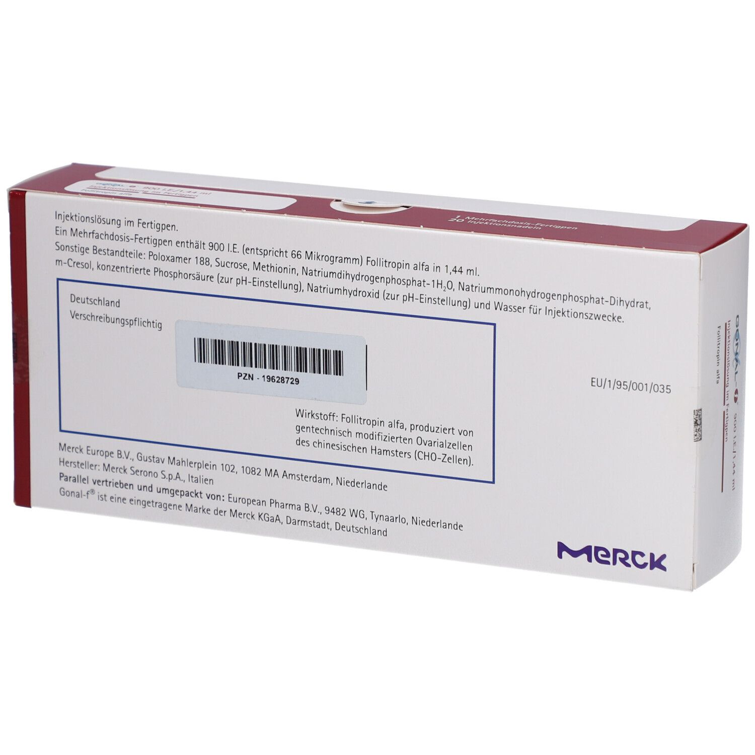 GONAL-f 900 I.E./1,44 ml 66 Mikr./1,44ml Fertigpen