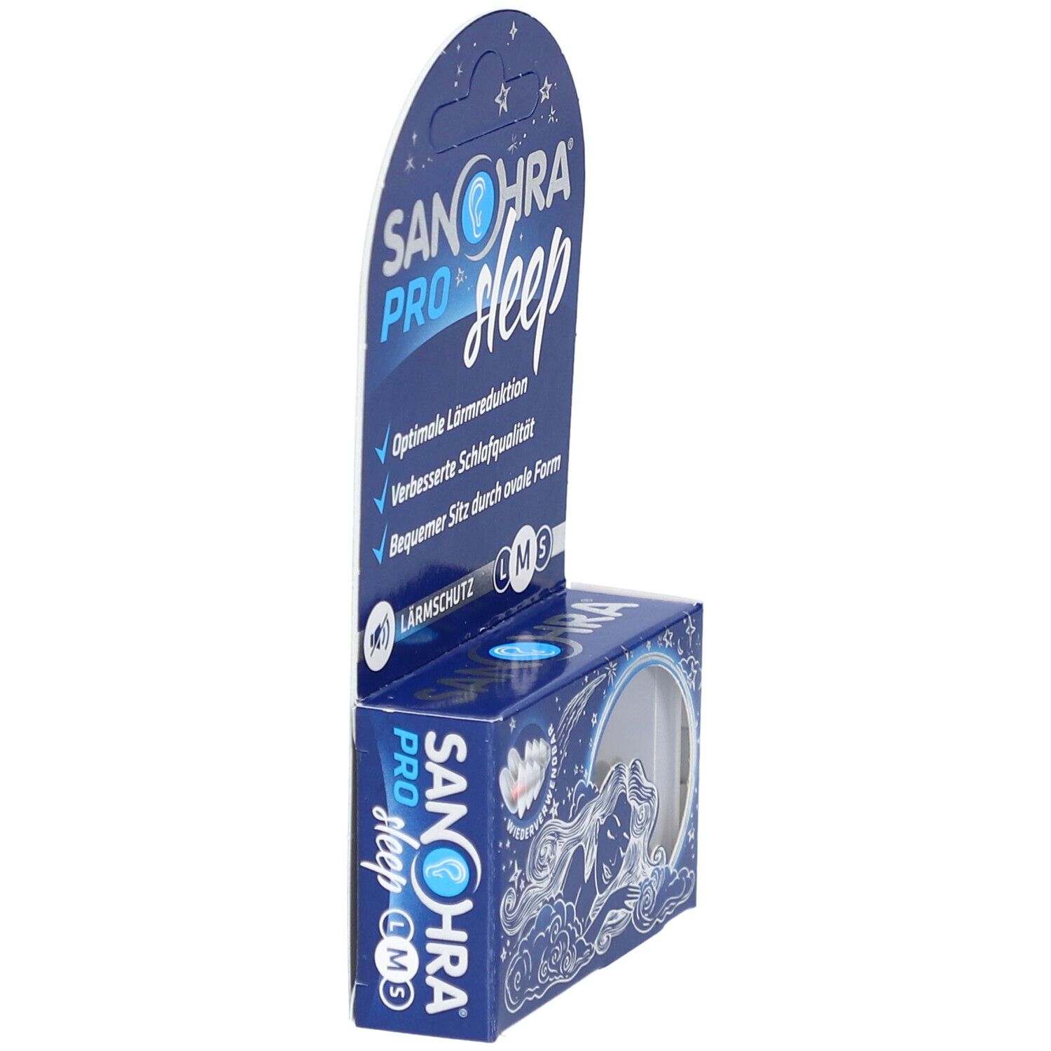 SANOHRA® pro sleep Gehörschutzstöpsel M 8–11 mm