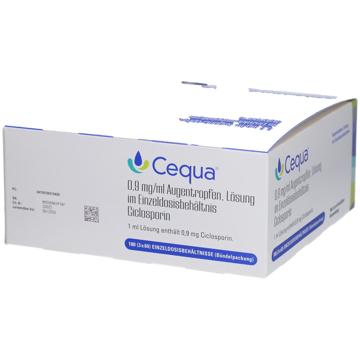 CEQUA 0,9 mg/ml Augentropfen Lsg.i.Einzeldosisbeh.