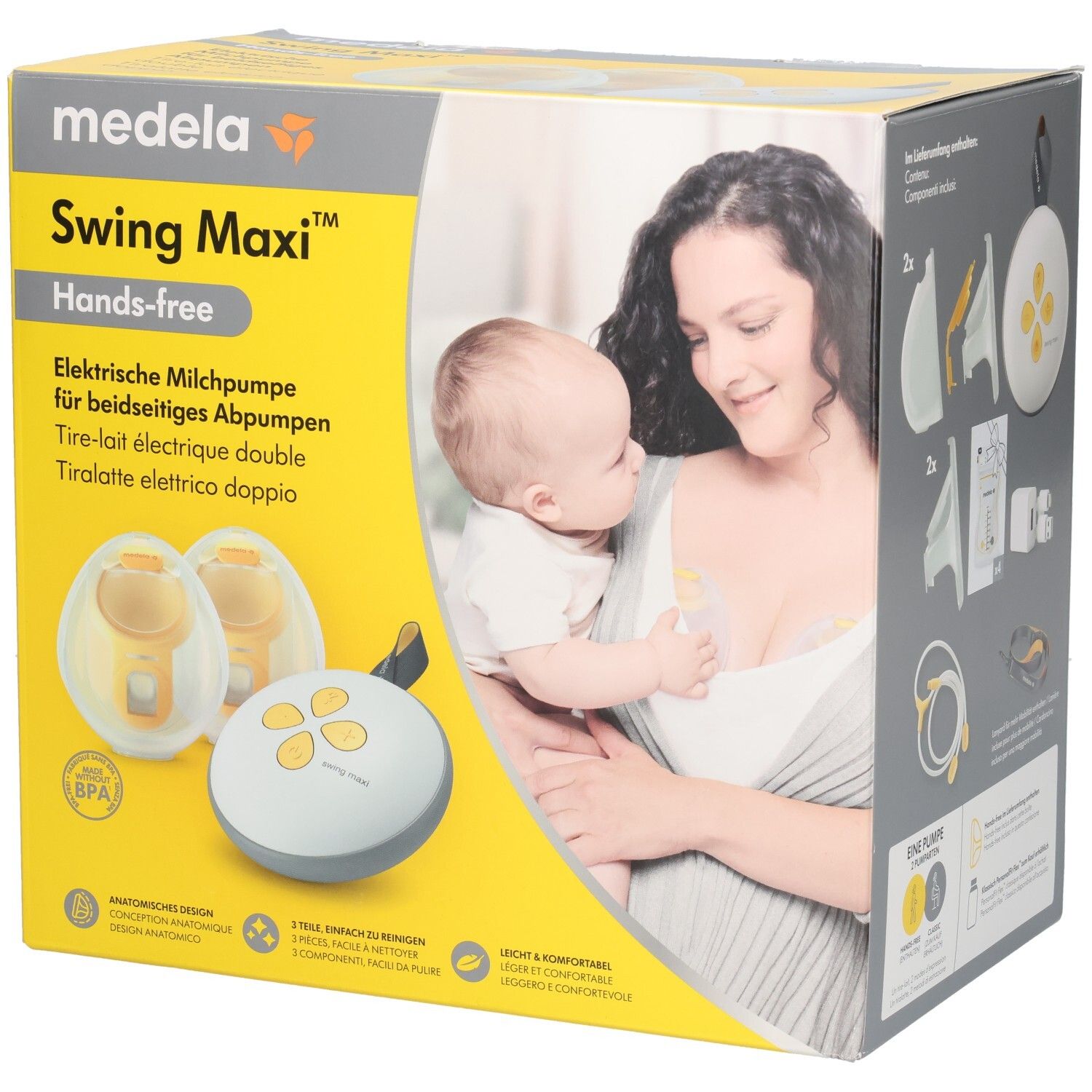 Medela Swing Maxi Milchpumpe hands-free 1 St
