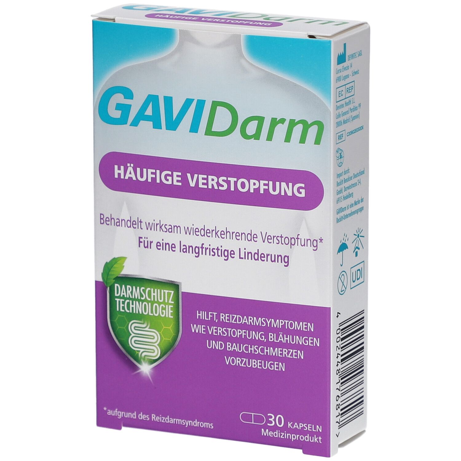 Gavidarm Häufige Verstopfung Kapseln 30 St