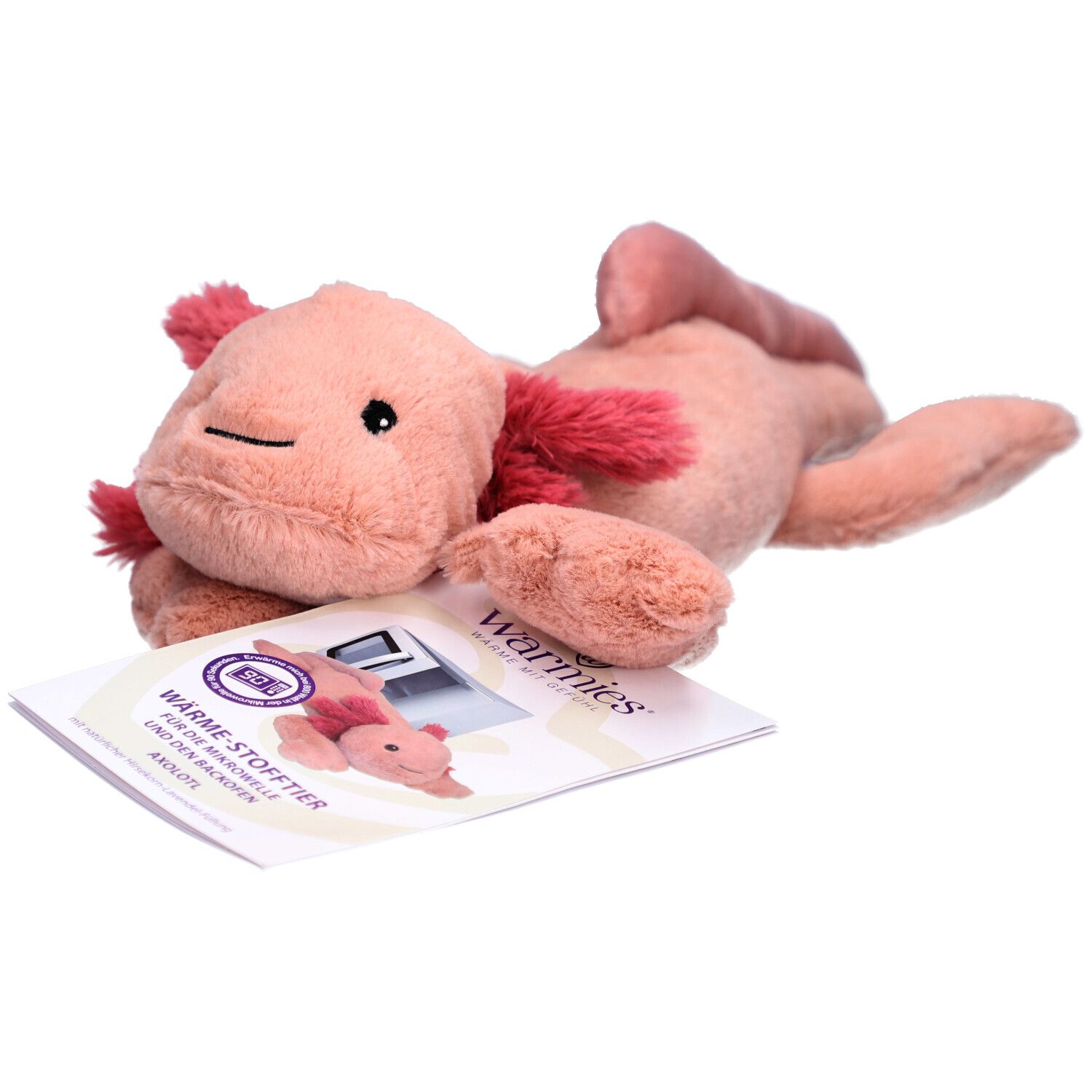 WARMIES® Axolotl Wärmestofftier