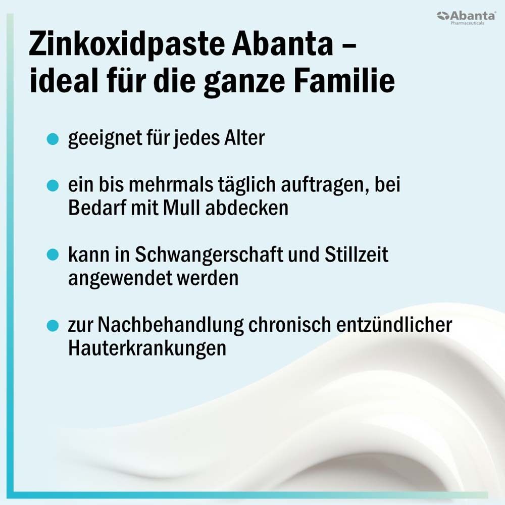 Abanta Zinkoxidpaste 200 mg/g 50 g Paste zur Hautanwendung