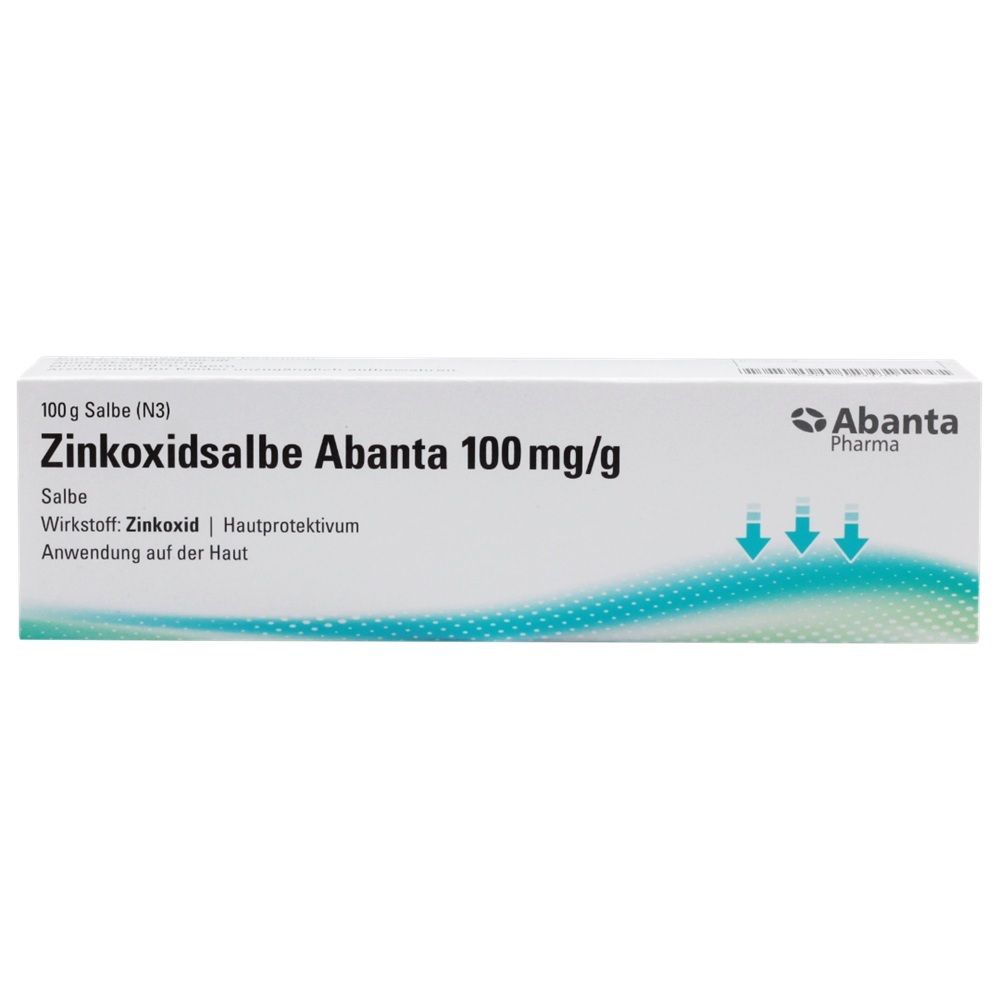 Zinkoxidsalbe Abanta 100 mg/g g Salbe