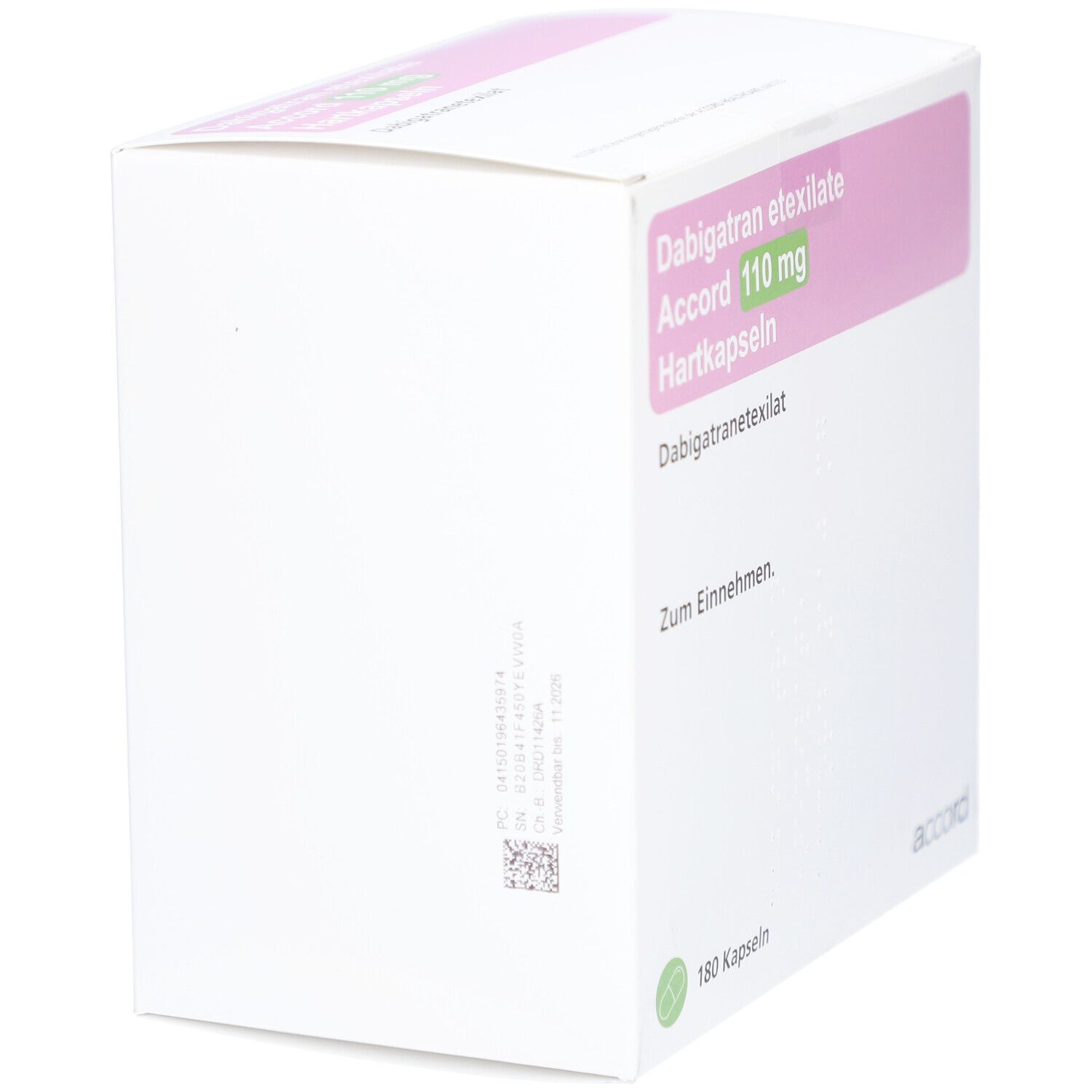 DABIGATRAN ETEXILATE Accord 110 mg Hartkapseln