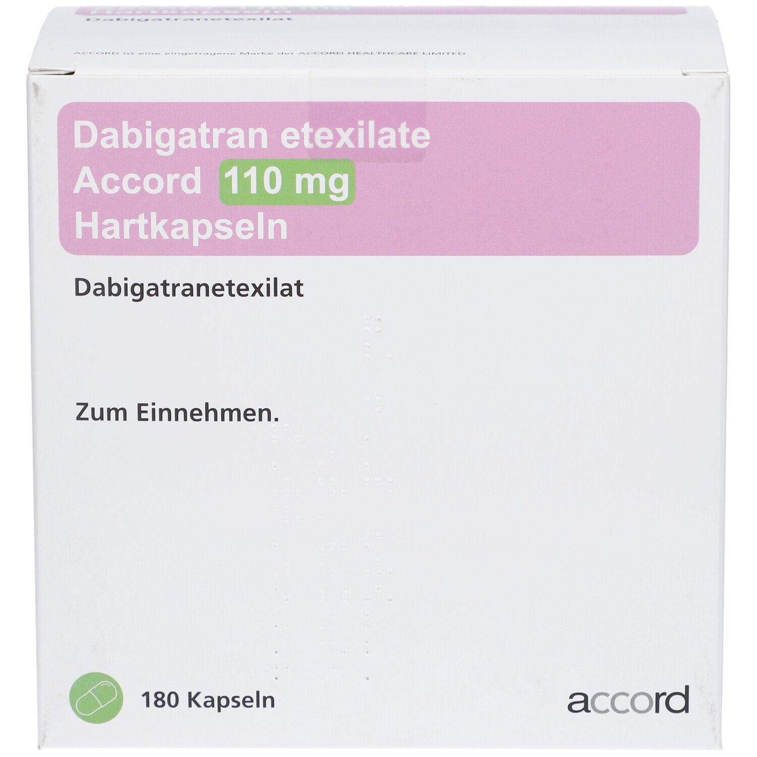 DABIGATRAN ETEXILATE Accord 110 mg Hartkapseln
