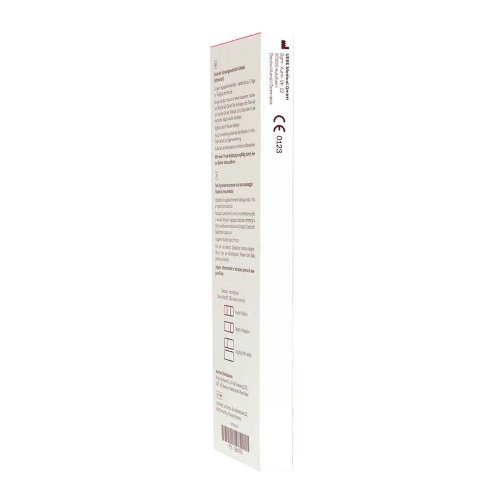 Seitenansicht der Verpackung. Text: CE 0123.