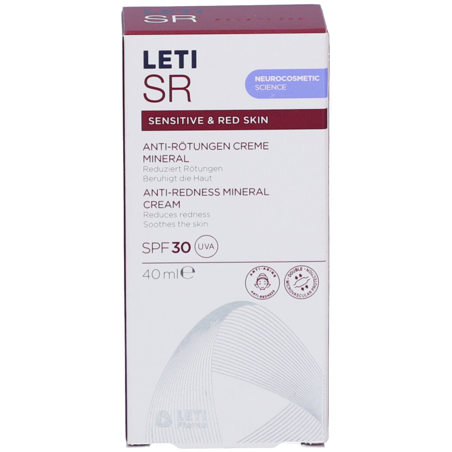 LETI SR Anti-Rötungen Creme Mineral SPF 30