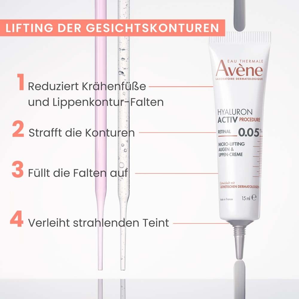HYALURON ACTIV PROCEDURE Micro-Lifting Augen und Lippen Creme