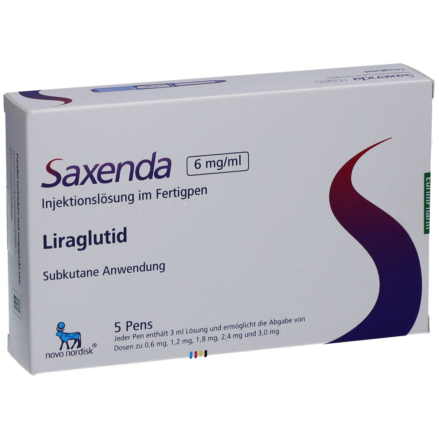 SAXENDA 6 mg/ml Injektionslsg.i.e.Fertigpen