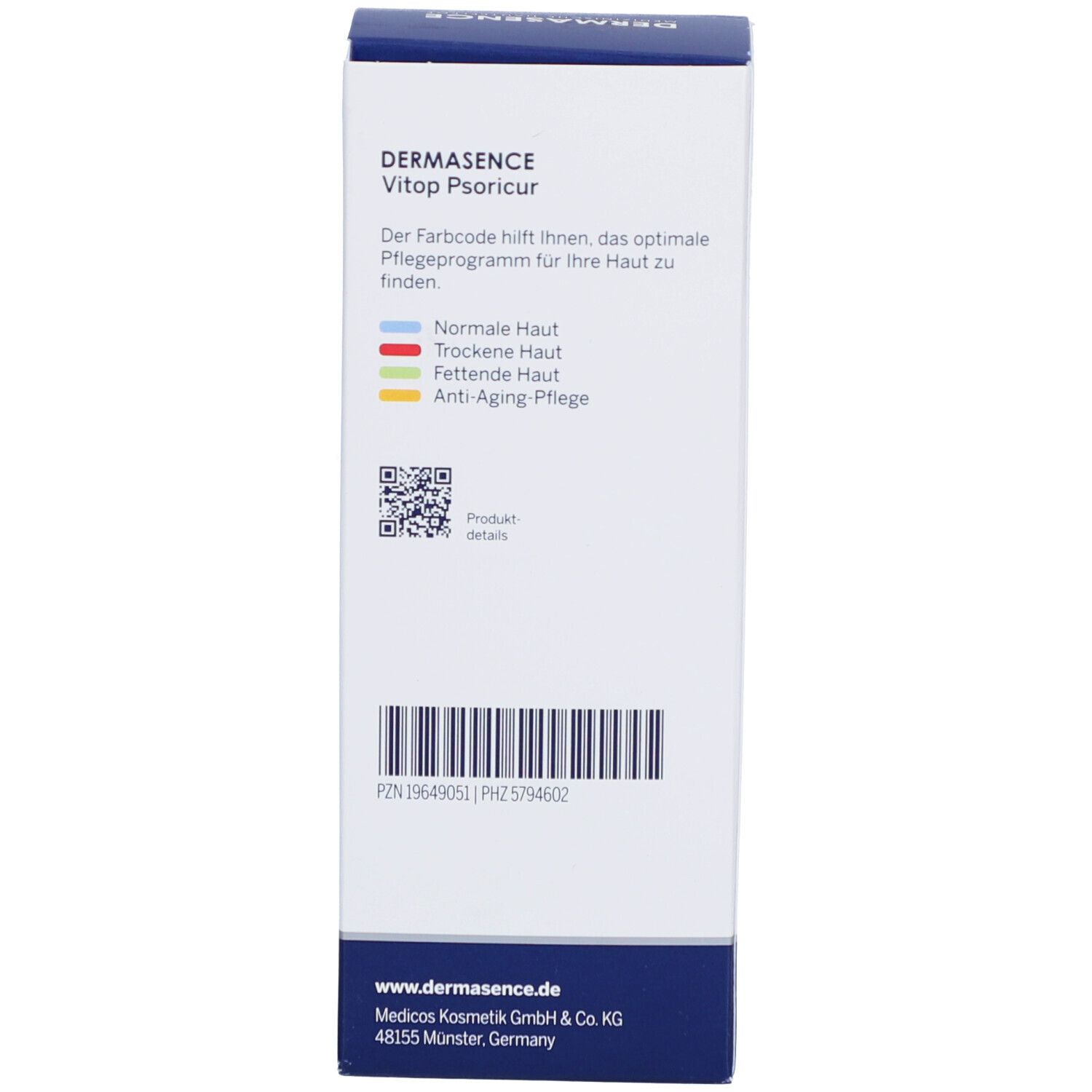 Dermasence Vitop Psoricur Akutpflegecreme