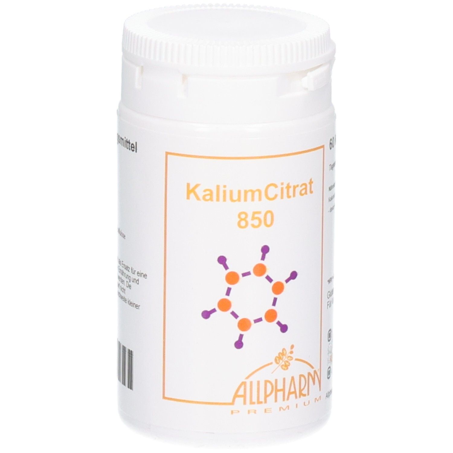 Kaliumcitrat 850 Allpharm Kapseln 60 St
