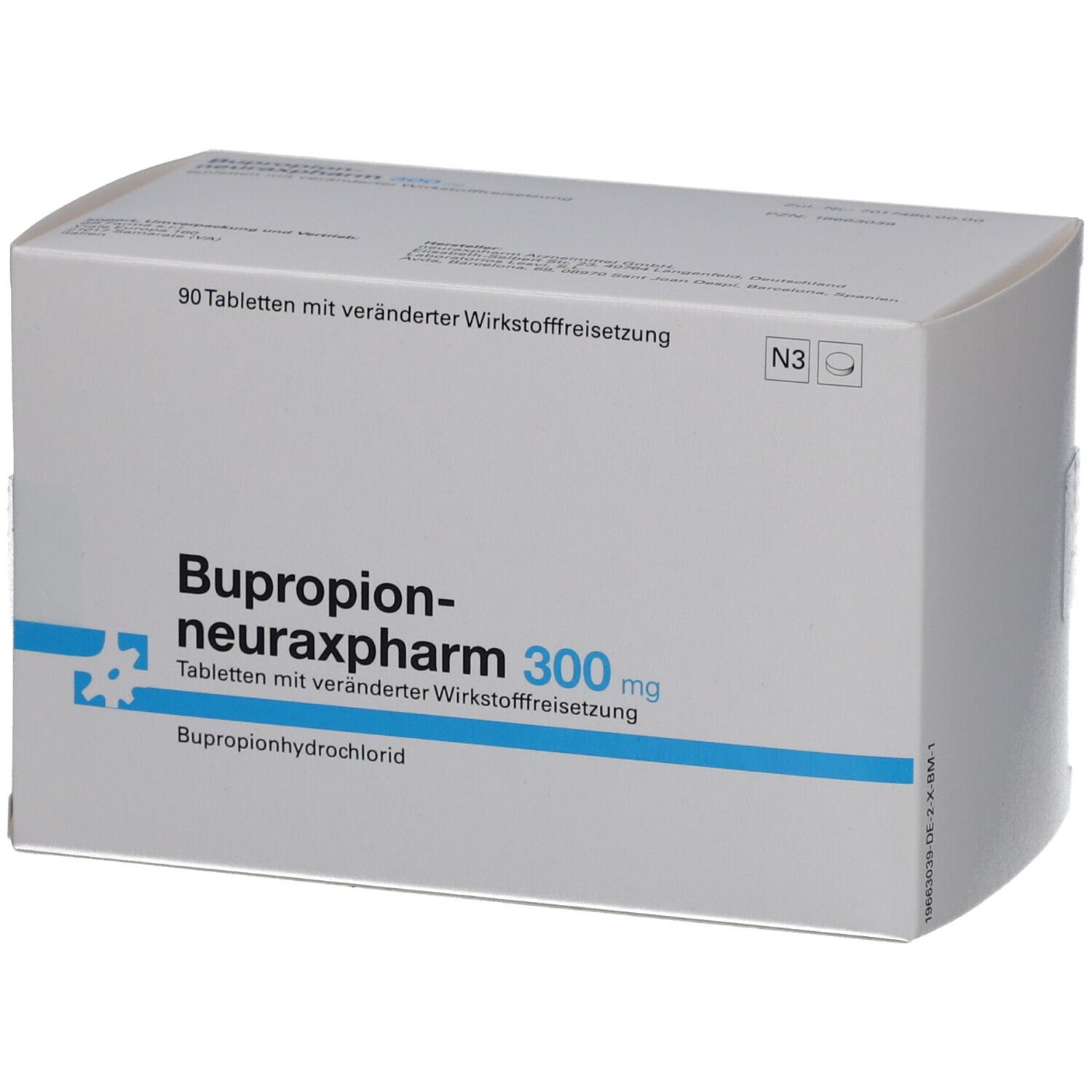 BUPROPION-neuraxpharm 300 mg Tab.verä.Wfrs.
