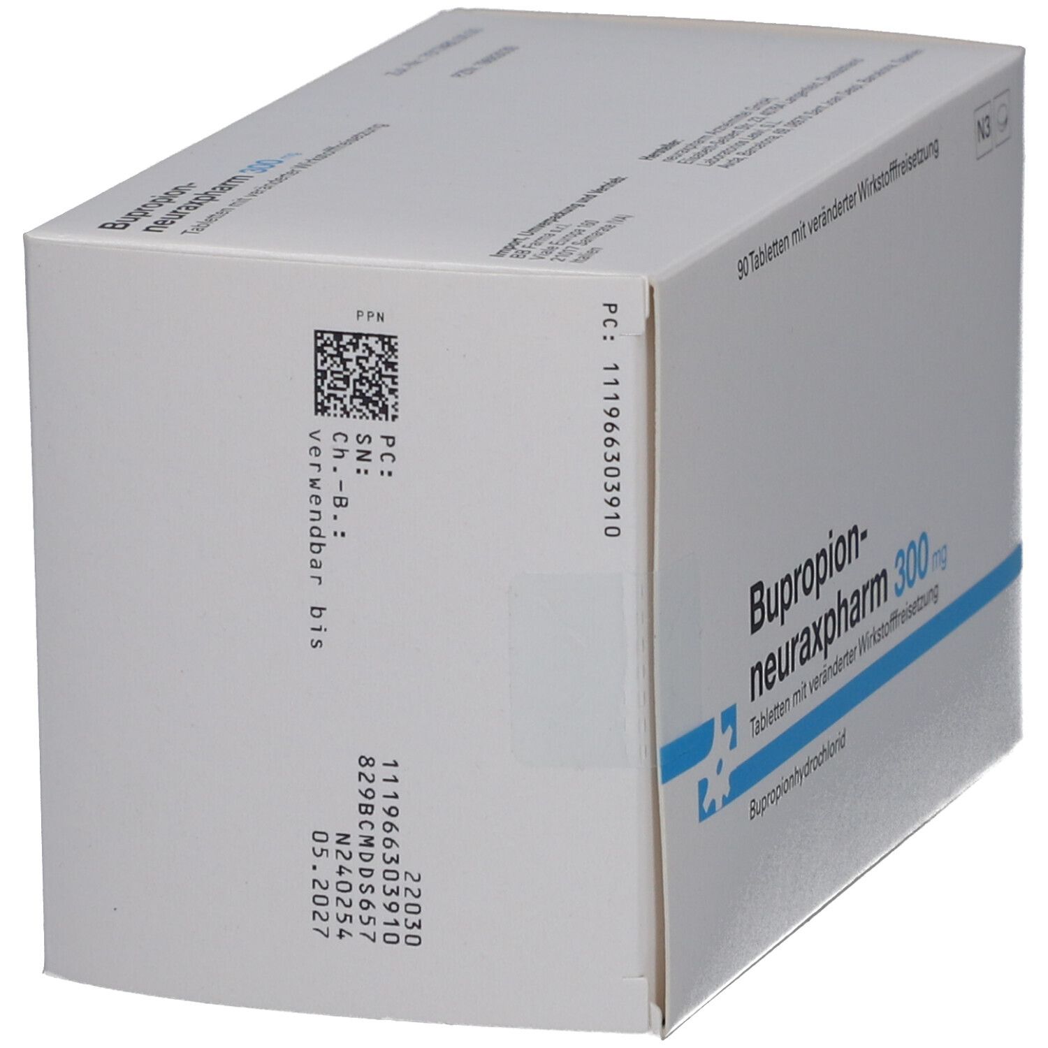 BUPROPION-neuraxpharm 300 mg Tab.verä.Wfrs.