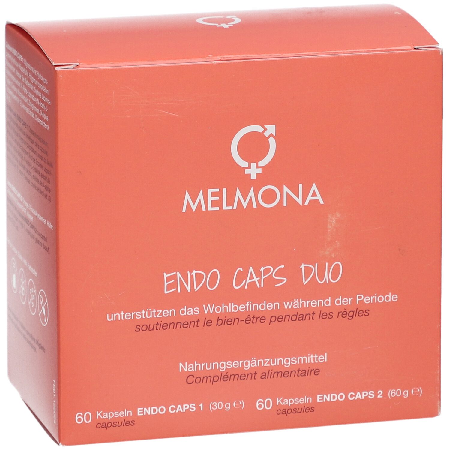 MelMona Endo Caps Duo – Nahrungsergänzung bei Menstruationsbeschwerden