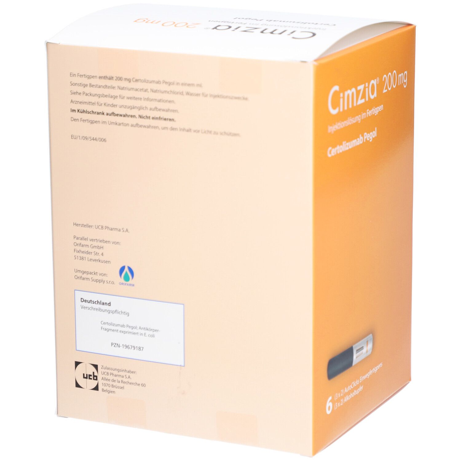 CIMZIA 200 mg Injektionslösung in einem Fertigpen