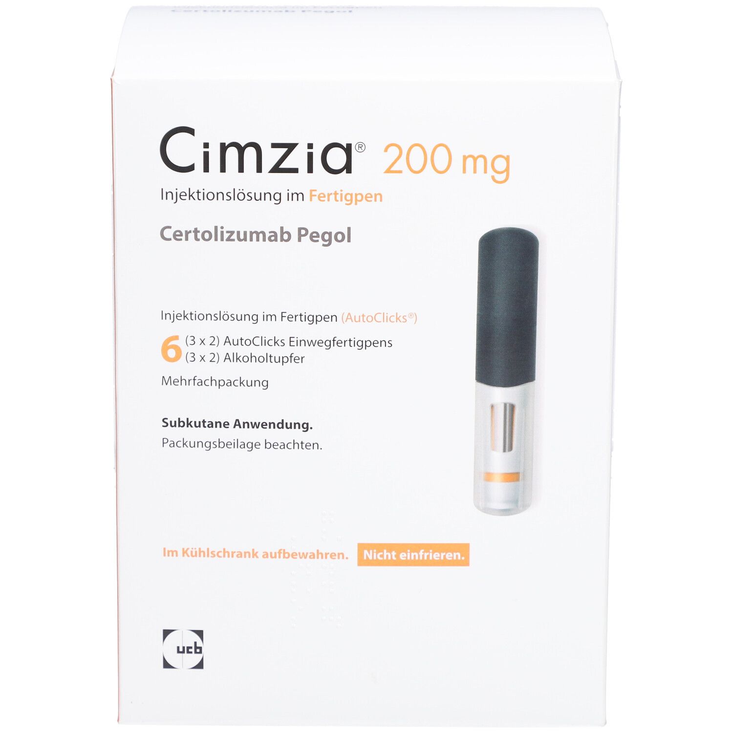 CIMZIA 200 mg Injektionslösung in einem Fertigpen
