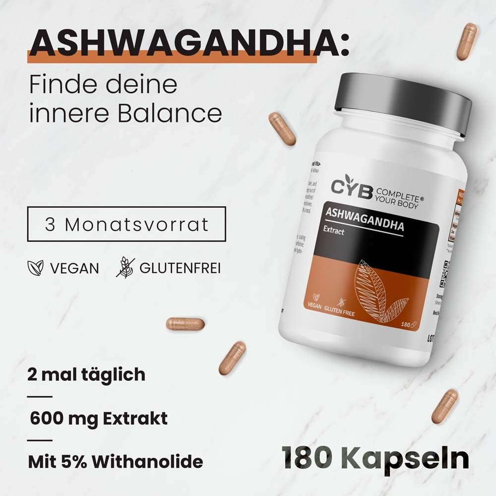 CYB Ashwagandha Extrakt Kapseln