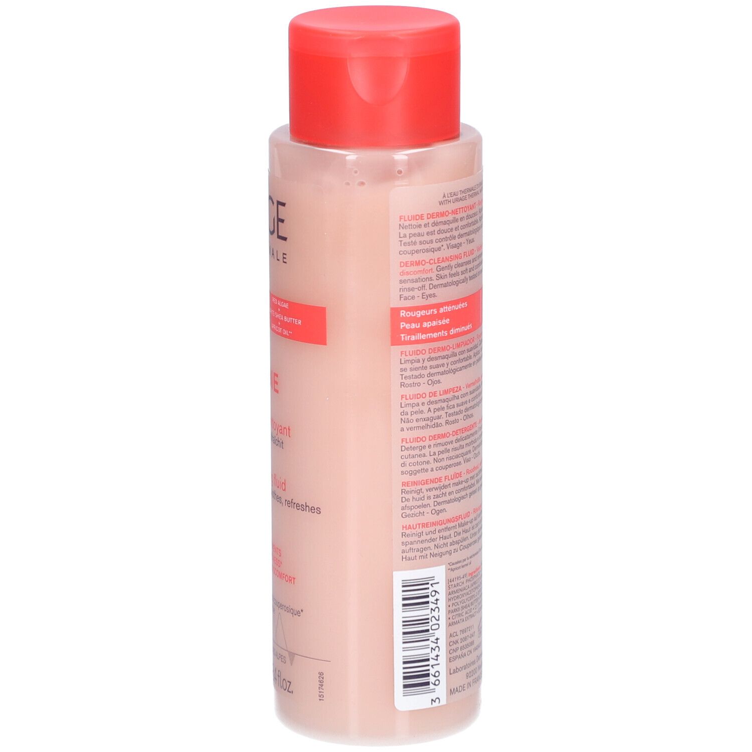 URIAGE Roséliane Dermo-Reinigungsfluid 250 ml
