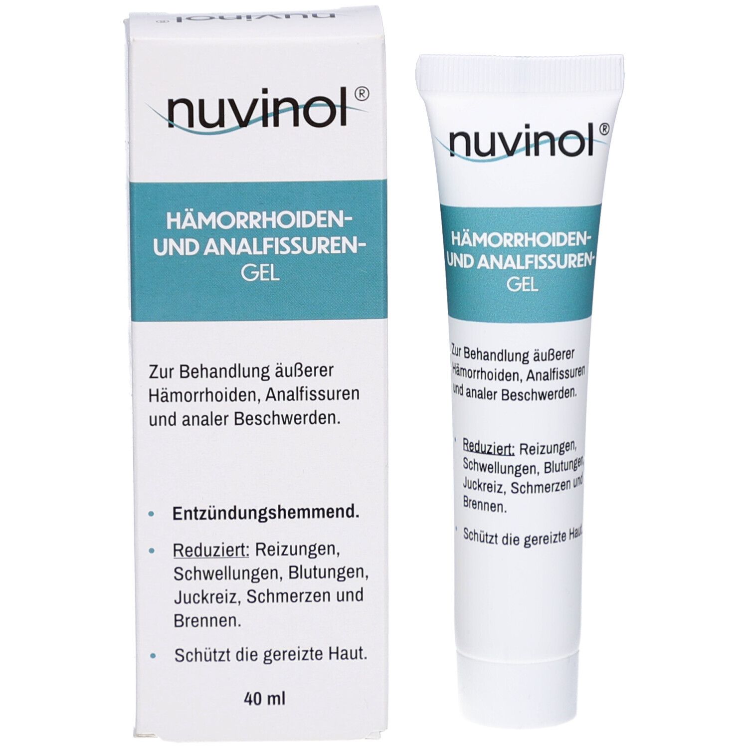 nuvinol Hämorrhoiden-Gel und Analfissuren-Gel