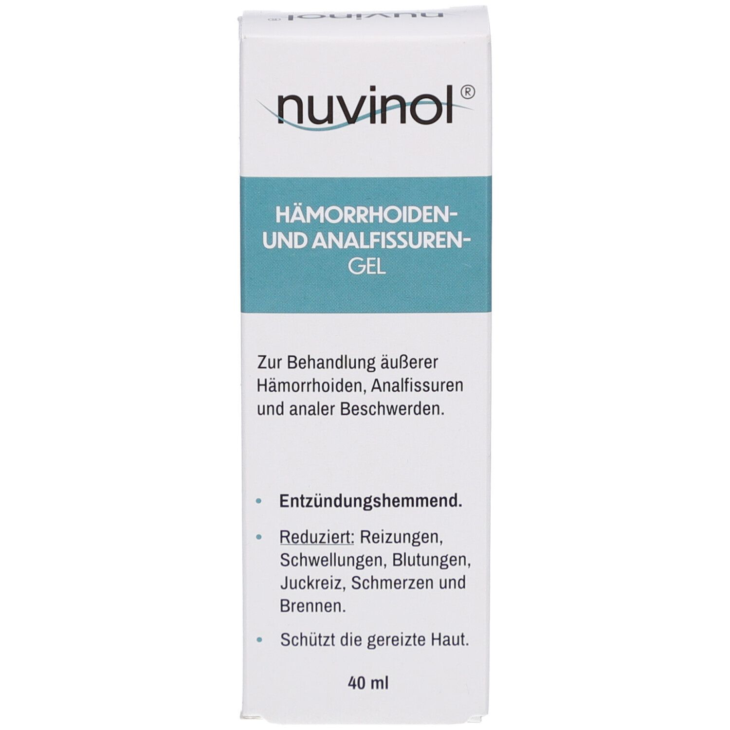 nuvinol Hämorrhoiden-Gel und Analfissuren-Gel