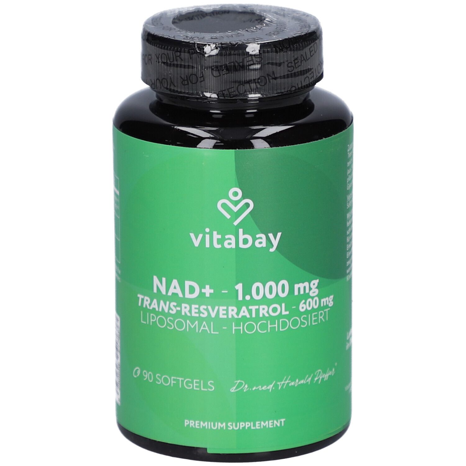 Vitabay NAD+ 1000 mg  Trans-Resveratrol 600 mg liposomal - hochdosiert