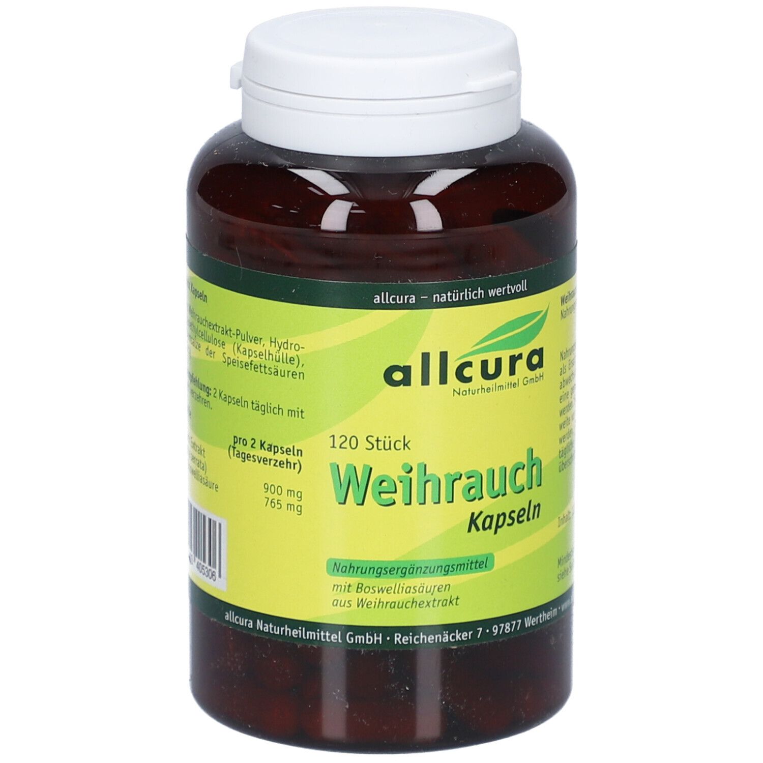 allcura Weihrauch Kapseln – mit Boswelliasäuren aus Weihrauchextrakt